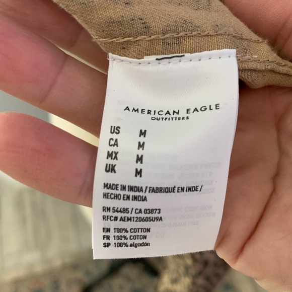 American eagle cheetah print crop jacket medium - Picture 6 of 6